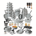 Complete 134 Piece Cooking & Kitchenware Set Premium.